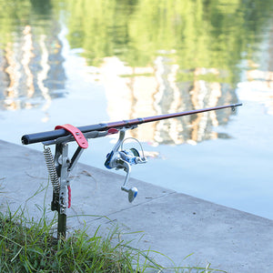 Elevate Your Fishing Game with the Adjustable Steel Fishing Rod Holder