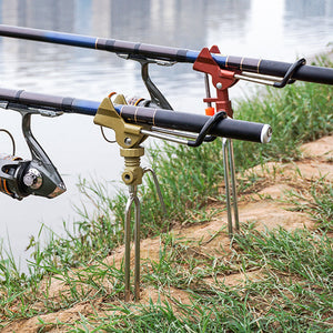 Elevate Your Fishing Game with the Stainless Steel Automatic Folding Fishing Rod Holder